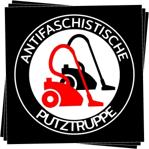 Antifaschistische Putztruppe (Aufkleber-Paket, linke-aufkleber.de,  Antifaschismus, Aufkleber-Pakete, Accessoires)