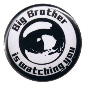 25mm Magnet-Button: Big Brother is watching you