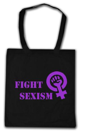Baumwoll-Tragetasche: Fight Sexism