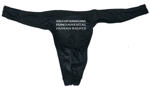 Herren Stringtanga: Girls just wanna have fundamental human rights