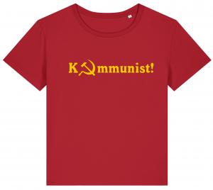 tailliertes Fairtrade T-Shirt: Kommunist!