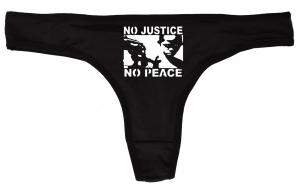 Frauen Stringtanga: No Justice - No Peace