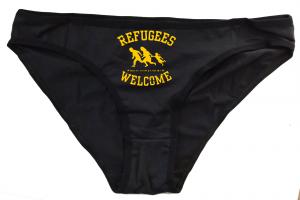 Frauen Slip: Refugees welcome