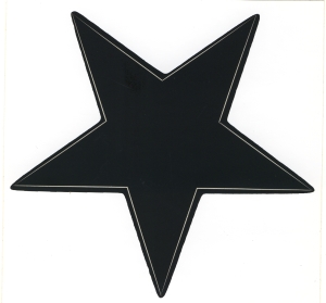 Schwarzer Stern (Aufkleber, linke-aufkleber.de, Sonstige, Aufkleber,  Accessoires)