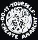 Zum tailliertes T-Shirt "do it yourself - create anarchy" für 14,00 € gehen.