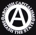 Zum tailliertes Tanktop "Abolish Capitalism - Smash The State" für 15,00 € gehen.