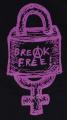 Zum Fairtrade T-Shirt "Break free (lila)" für 19,45 € gehen.