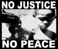 Zum T-Shirt "No Justice - No Peace" für 15,00 € gehen.