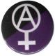 Zur Artikelseite von "Anarcho-Feminismus (schwarz/lila)", 50mm Magnet-Button für 3,00 €
