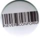 Zur Artikelseite von "Barcode - Never conform", 50mm Magnet-Button für 3,00 €
