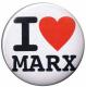 Zur Artikelseite von "I love Marx", 50mm Magnet-Button für 3,00 €