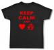 Zur Artikelseite von "Keep calm and love anarchy", Fairtrade T-Shirt für 19,45 €