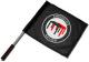 Zur Artikelseite von "Antifascis TISCHE Aktion", Fahne / Flagge (ca. 40x35cm) für 13,12 €