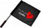 Zur Artikelseite von "Das Herz schlägt links", Fahne / Flagge (ca. 40x35cm) für 15,00 €