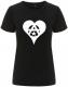Zur Artikelseite von "Anarchie Herz", tailliertes Fairtrade T-Shirt für 18,10 €