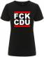 Zur Artikelseite von "FCK CDU", tailliertes Fairtrade T-Shirt für 18,10 €