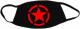 Zur Artikelseite von "Roter Stern im Kreis (red star)", Mundmaske für 6,50 €