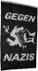 Zur Artikelseite von "Gegen Nazis (hochkant)", Fahne / Flagge (ca. 150x100cm) für 25,00 €