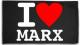 Zur Artikelseite von "I love Marx", Fahne / Flagge (ca. 150x100cm) für 25,00 €