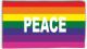 Zur Artikelseite von "Peace Regenbogen", Fahne / Flagge (ca. 150x100cm) für 25,00 €