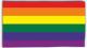 Zur Artikelseite von "Regenbogen (6 Farben)", Fahne / Flagge (ca. 150x100cm) für 25,00 €