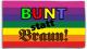 Zur Artikelseite von "Regenbogen - Bunt statt Braun!", Fahne / Flagge (ca. 150x100cm) für 25,00 €