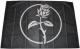 Zur Artikelseite von "Schwarze Rose", Fahne / Flagge (ca. 150x100cm) für 25,00 €