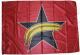 Zur Artikelseite von "Schwarzer Stern + Banane", Fahne / Flagge (ca. 150x100cm) für 25,00 €