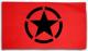 Zur Artikelseite von "Schwarzer Stern im Kreis (Black Star)", Fahne / Flagge (ca. 150x100cm) für 25,00 €