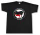 Zur Artikelseite von "Antifaschistische Aktion (schwarz/rot)", T-Shirt für 15,00 €