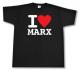 Zur Artikelseite von "I love Marx", T-Shirt für 15,00 €