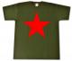 Zur Artikelseite von "Roter Stern (olivgrün)", T-Shirt für 15,00 €
