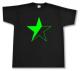 Zur Artikelseite von "Schwarz/grüner Stern", T-Shirt für 15,00 €