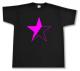 Zur Artikelseite von "schwarz/pinker Stern", T-Shirt für 15,00 €