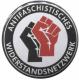 Zur Artikelseite von "Antifaschistisches Widerstandsnetzwerk - Fäuste (schwarz/rot)", 50mm Button für 1,36 €