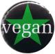 Zur Artikelseite von "Grüner Stern / Vegan", 50mm Button für 1,40 €
