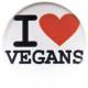 Zur Artikelseite von "I love vegans", 50mm Button für 1,40 €