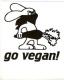 Zur Artikelseite von "Go Vegan", Aufkleber für 1,00 €