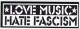 Zur Artikelseite von "Love Music Hate Fascism", Aufkleber für 1,00 €