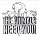 Zur Artikelseite von "The Animals Need You!", Aufkleber für 1,00 €