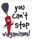 Zur Artikelseite von "You cant Stop Veganism!", Aufkleber für 1,00 €