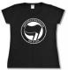 Zur Artikelseite von "Antifaschistische Aktion (schwarz/schwarz)", tailliertes T-Shirt für 14,00 €