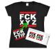 Zur Artikelseite von "FCK XYZ", tailliertes T-Shirt für 18,52 €