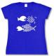 Zur Artikelseite von "Fische (blau)", tailliertes T-Shirt für 14,00 €