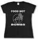 Zur Artikelseite von "Food Not Bombs", tailliertes T-Shirt für 14,00 €