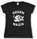 Zur Artikelseite von "Gegen Nazis", tailliertes T-Shirt für 14,00 €