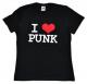 Zur Artikelseite von "I love punk", tailliertes T-Shirt für 14,62 €