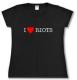 Zur Artikelseite von "I love Riots", tailliertes T-Shirt für 14,00 €