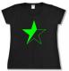 Zur Artikelseite von "Schwarz/grüner Stern", tailliertes T-Shirt für 14,00 €