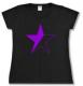 Zur Artikelseite von "schwarz/lila Stern", tailliertes T-Shirt für 14,00 €